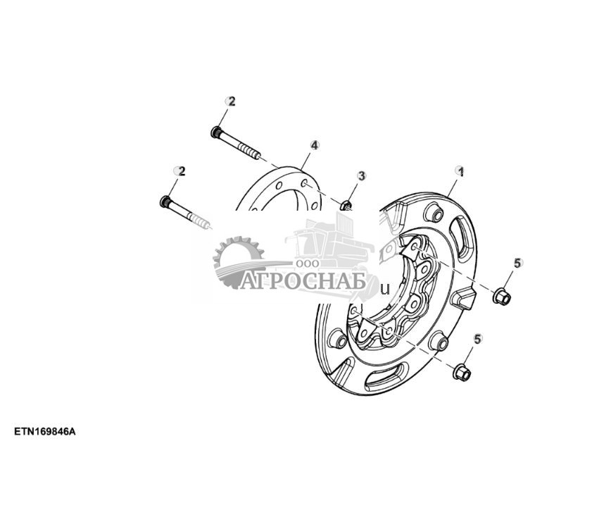 Детали крепления заднего колесного груза, с проставкой колеса 38 mm, с резьбовой шпилькой и гайкой, диаметр окружности болтов 275 mm - ST885136 122.jpg